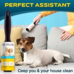 Lint Rollers for Pet Hair, White, Sticky Remover for Couch - Image 2