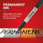 Sharpie Permanent Markers, Fine Tip, Black - Image 4