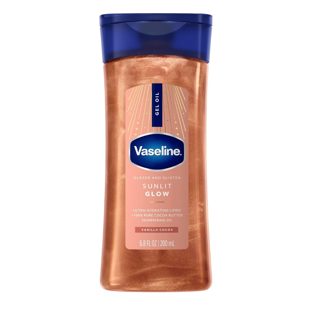 Untitled-design-2026-07-24T103901.819.png Vaseline Glazed and Glisten Sunlit Glow Body Gel Oil - Image 1