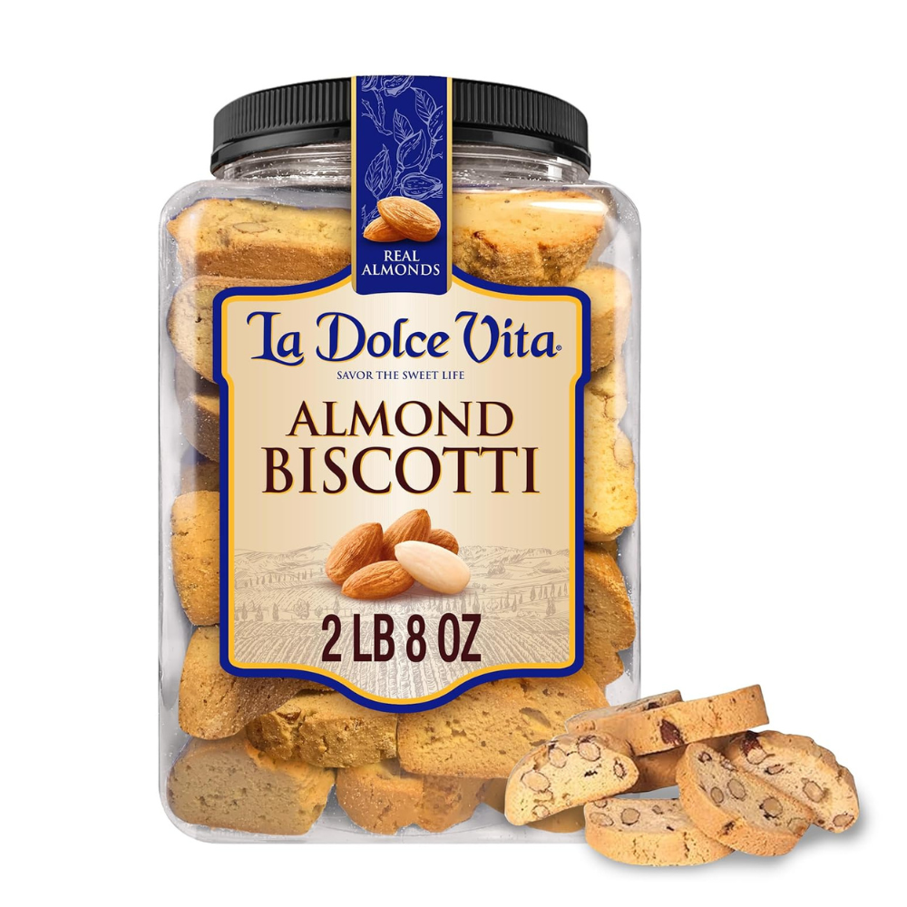 Untitled-design-2026-07-25T051145.245.png La Dolce Vita Classic Almond Italian Biscotti Cookie Snacks - Image 1