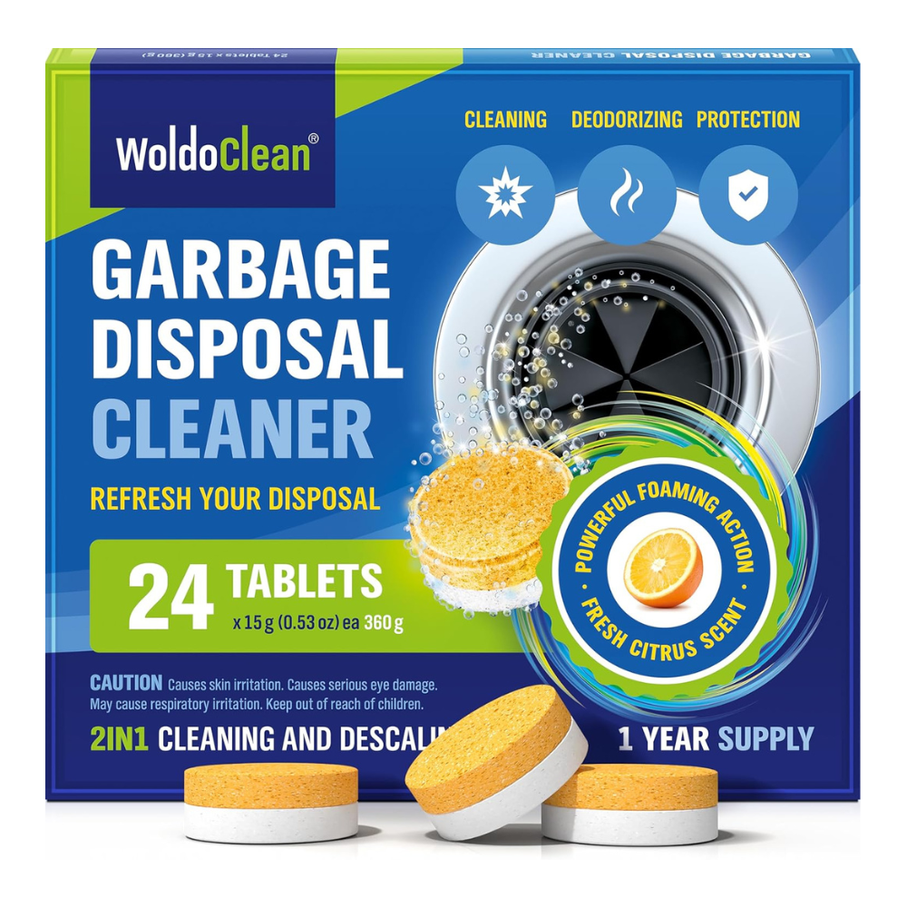 Untitled-design-2026-07-25T055811.369.png WoldoClean Garbage Disposal Cleaner Tablets 24 Pack - Image 1