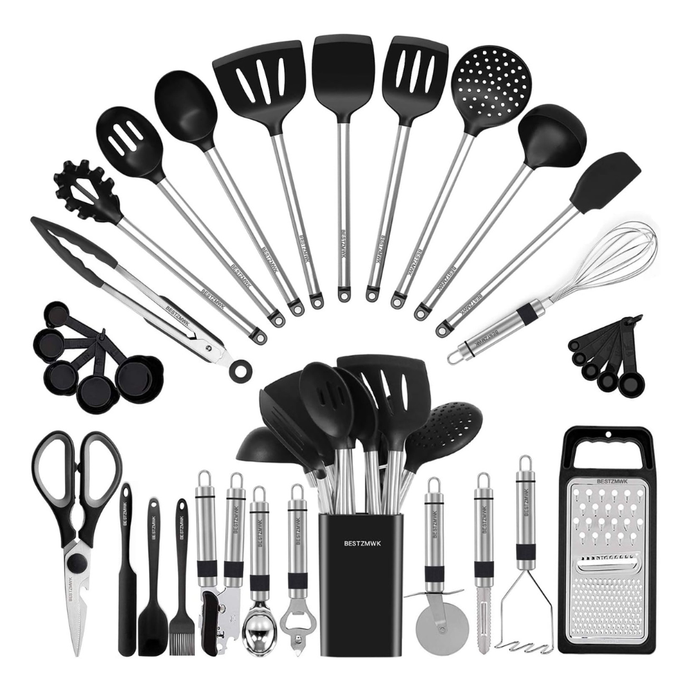 Untitled-design-2026-07-25T063934.975.png Kitchen Utensil Set-Silicone Cooking Utensils-33 Kitchen Gadgets & Spoons - Image 1