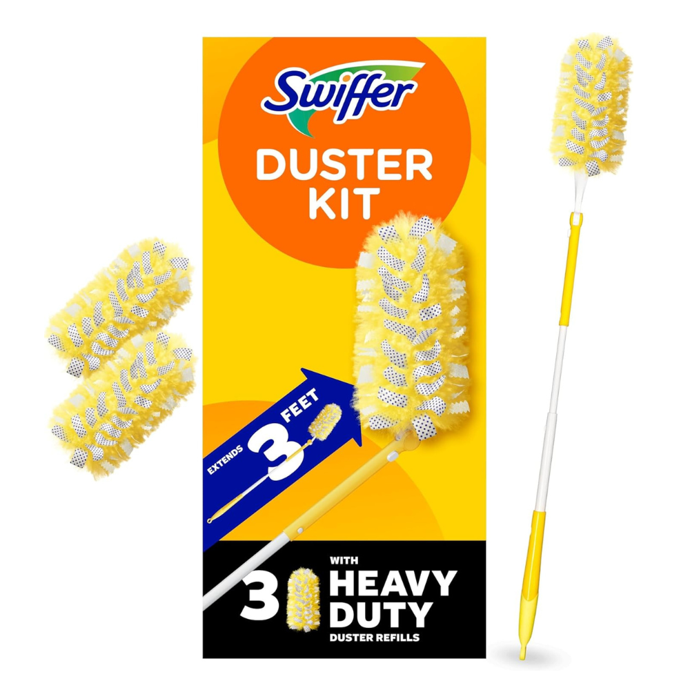Untitled-design-2026-07-25T071650.531.png Swiffer Duster Kit with 3 ft Extendable Handle - Image 1